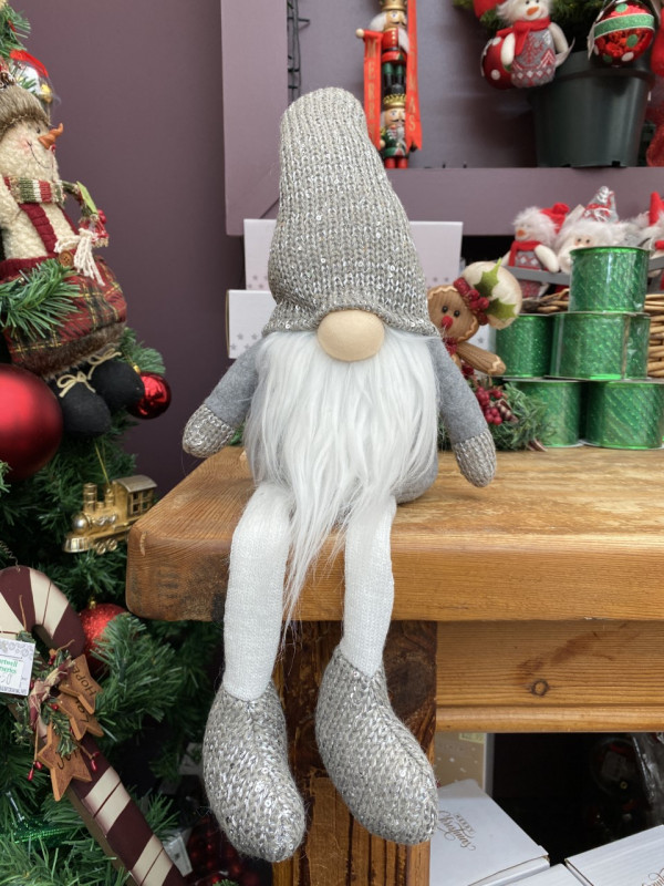 Christmas Grey Gonk - Shelf Sitter photo