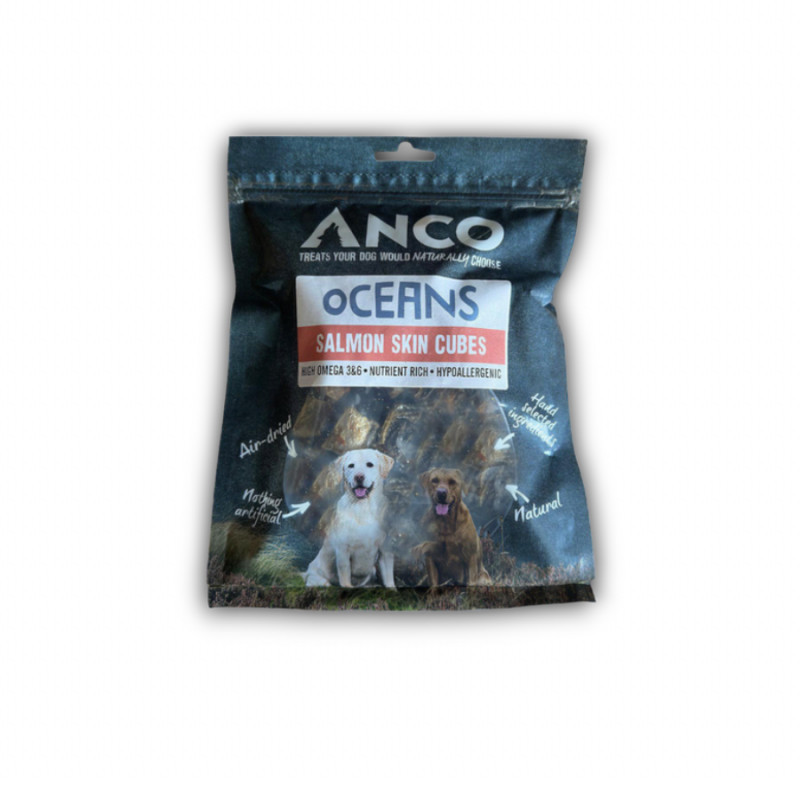 Anco Oceans Salmon Skin Cubes 100g photo