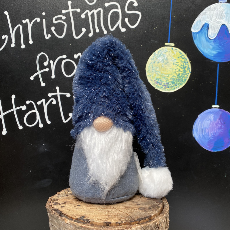 Christmas Fluffy Dark Blue- Small photo
