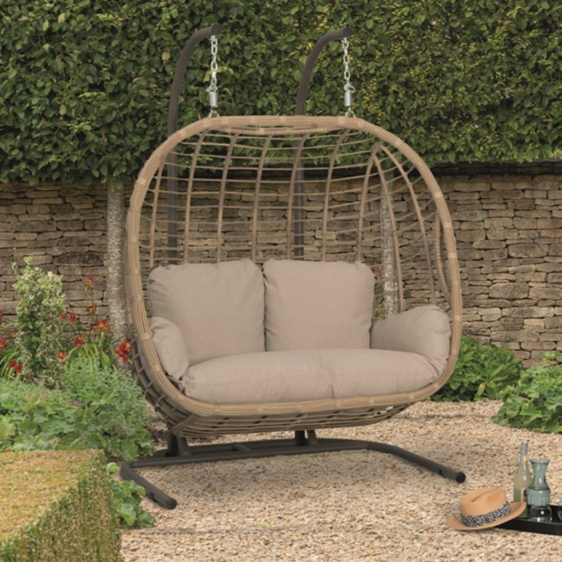 Bramblecrest Chedworth Sandstone Double Hanging Cocoon