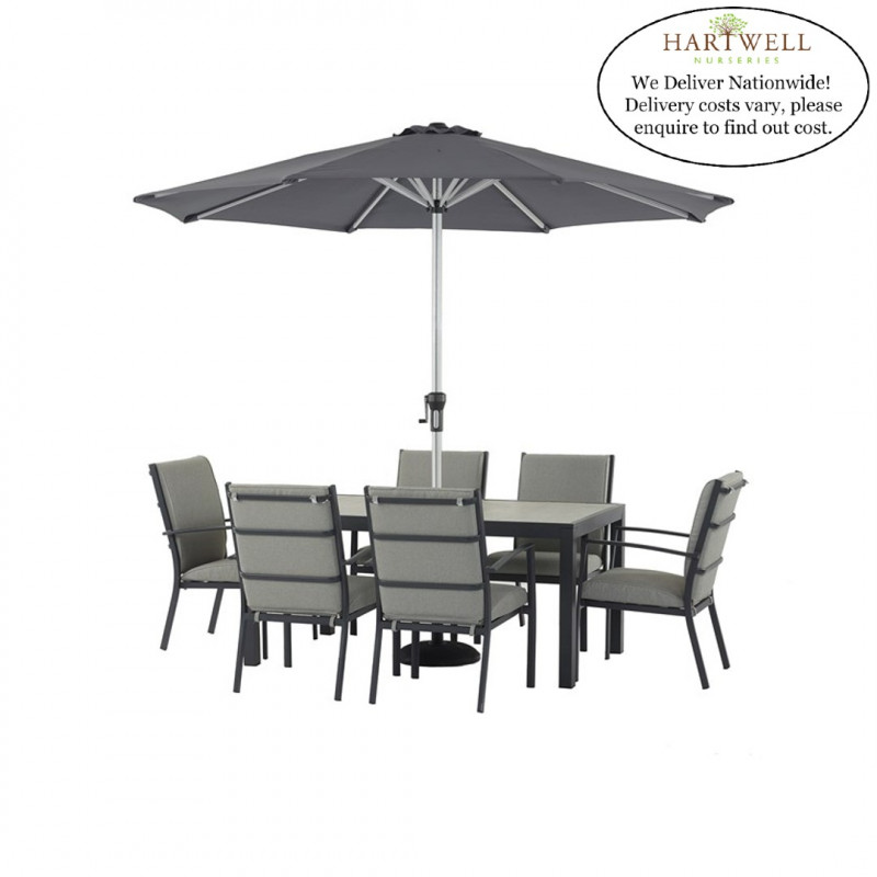 Seville Rectangle Dining Set 6 Seater- Low Stock photo