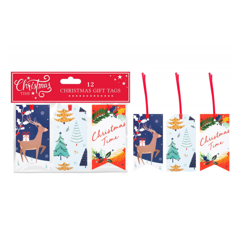2 PACK CHRISTMAS TIME GIFT TAGS photo