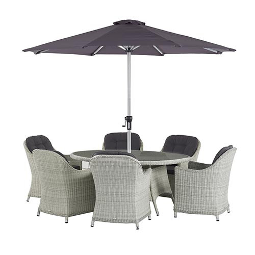 Bramblecrest Monterey Dove Grey Dining Set- SOLD OUT photo