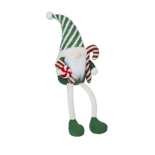 Candy Cane Gonk - Seated - Green photo