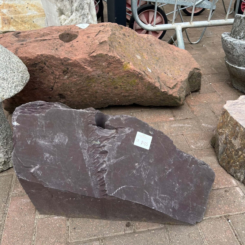 #22 Plum Slate (Drilled Stone)