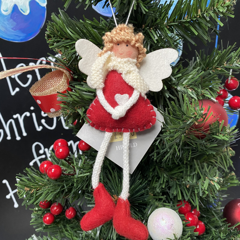 Christmas Fairy Tree Decoration- Red photo