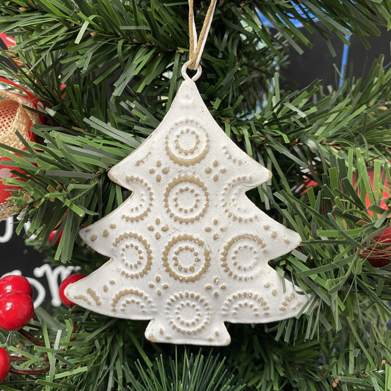 Christmas Patterned Christmas Tree Decoration photo