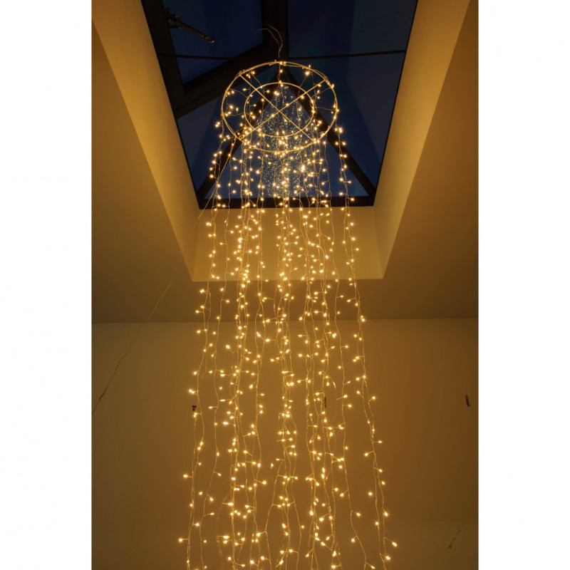 Leisuregrow 2M WARM WHITW MICRO WIRE WATERFALL LIGHT