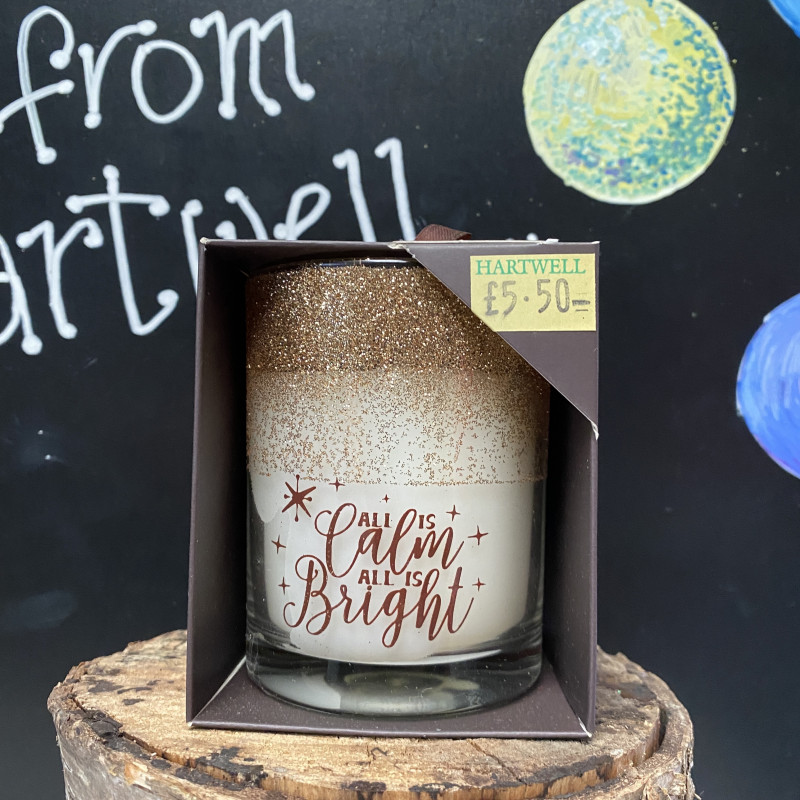 Christmas Scented Candle- Winter Forest photo