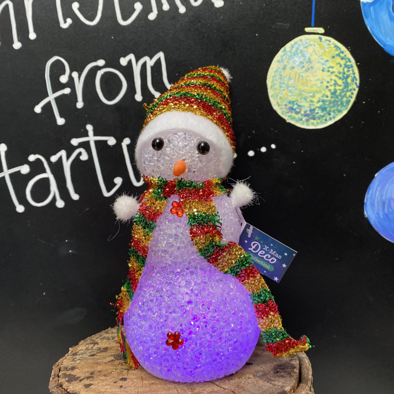 Christmas Light up Snowman photo