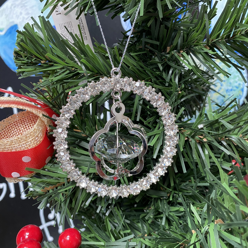 Christmas Gem Circle Tree Decoration photo
