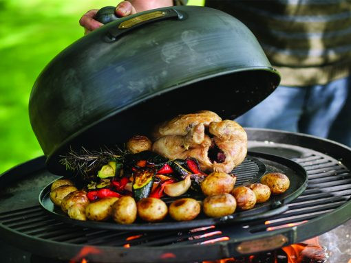 Fire Pit Roasting Tray and Lid photo