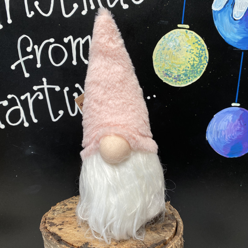 Christmas Fluffy Gonk Pink- Small photo