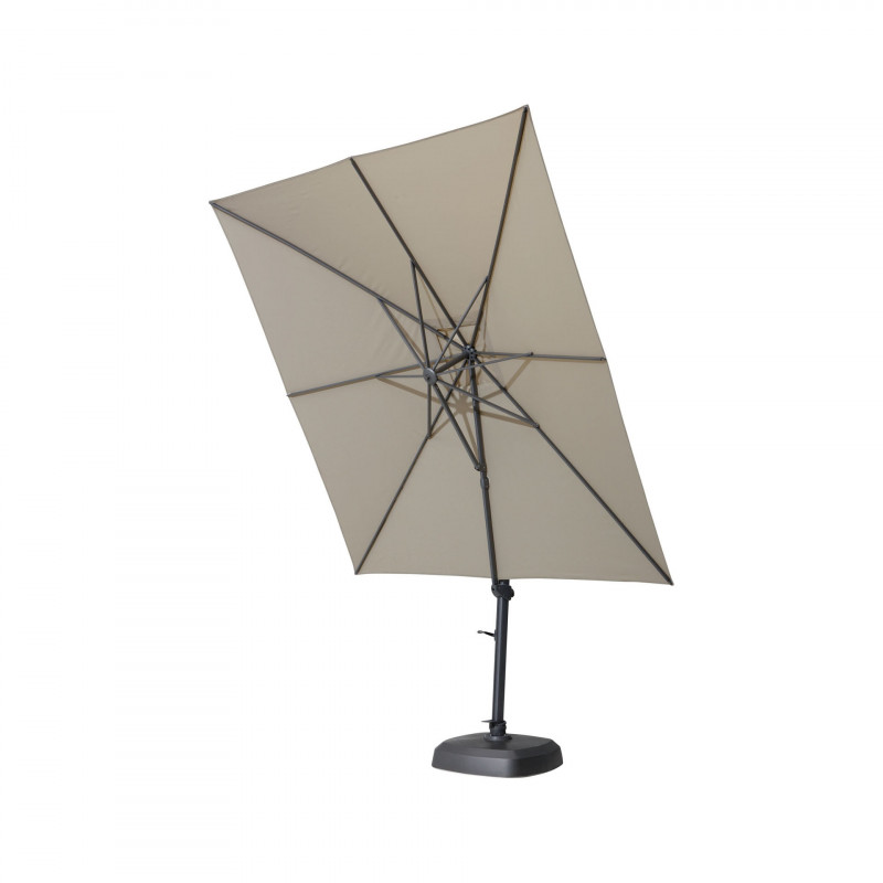 4 Seasons Siesta 3m Square Parasol with a 125kg base and Cover