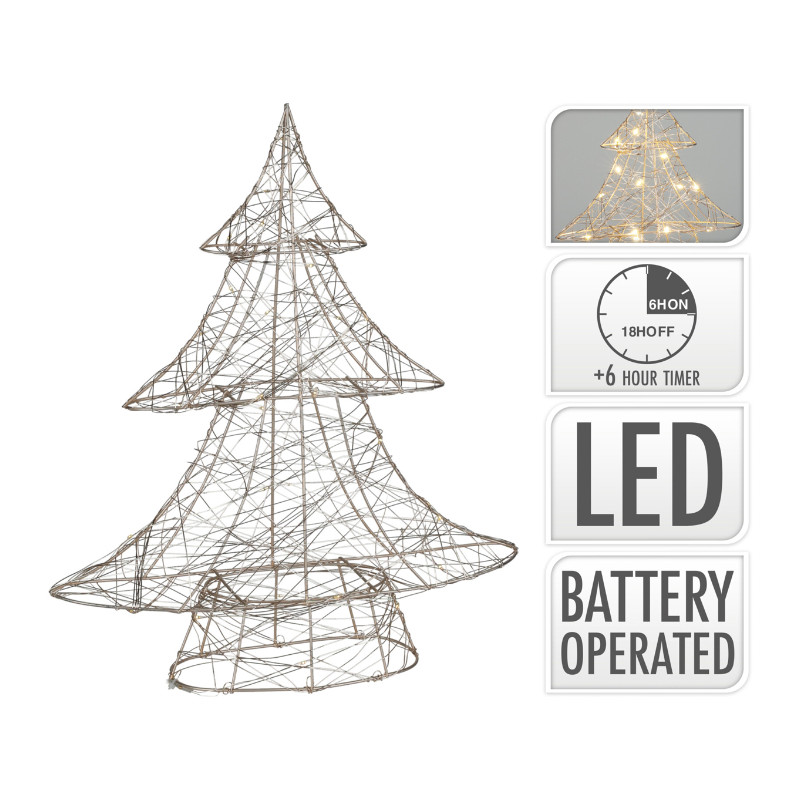 Xmas Tree Micro Warm White LEDS 40x40CM- Prices Coming Soon