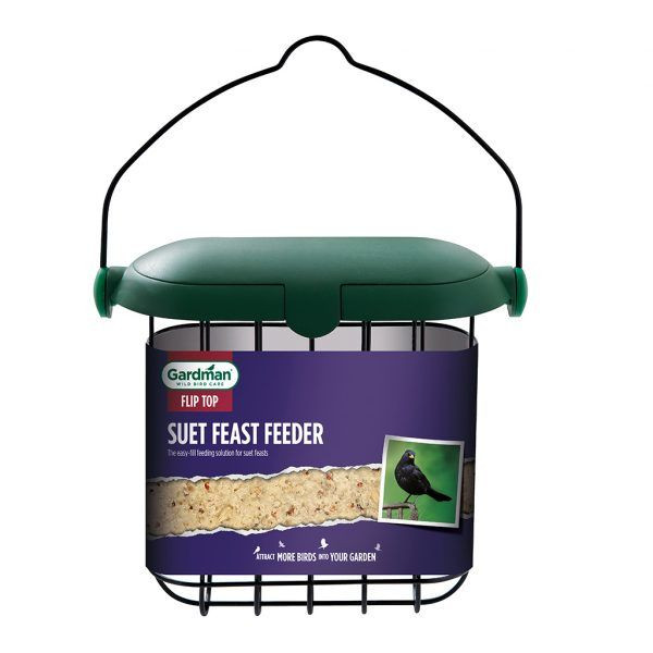 Gardman flip top suet feast feeder